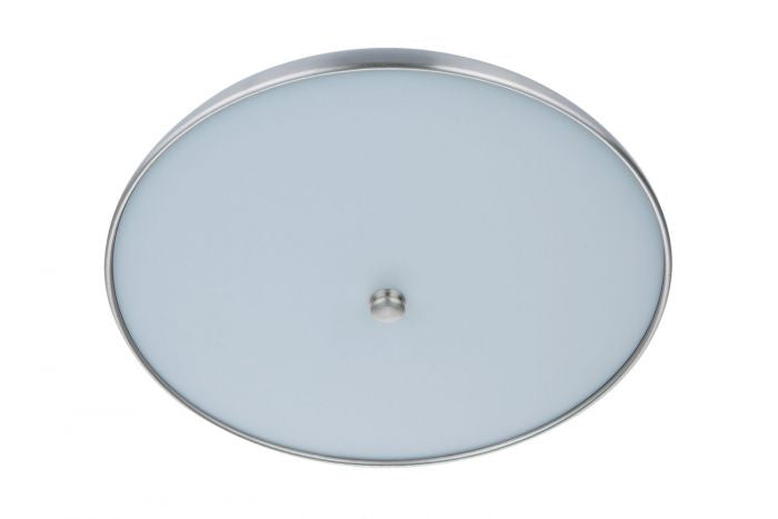Craftmade LED Flushmount from the Soul collection in Flat Black/Brushed Polished Nickel finish