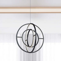 Artcraft - AC6660BK - LED Chandelier - Celestial - Matte Black