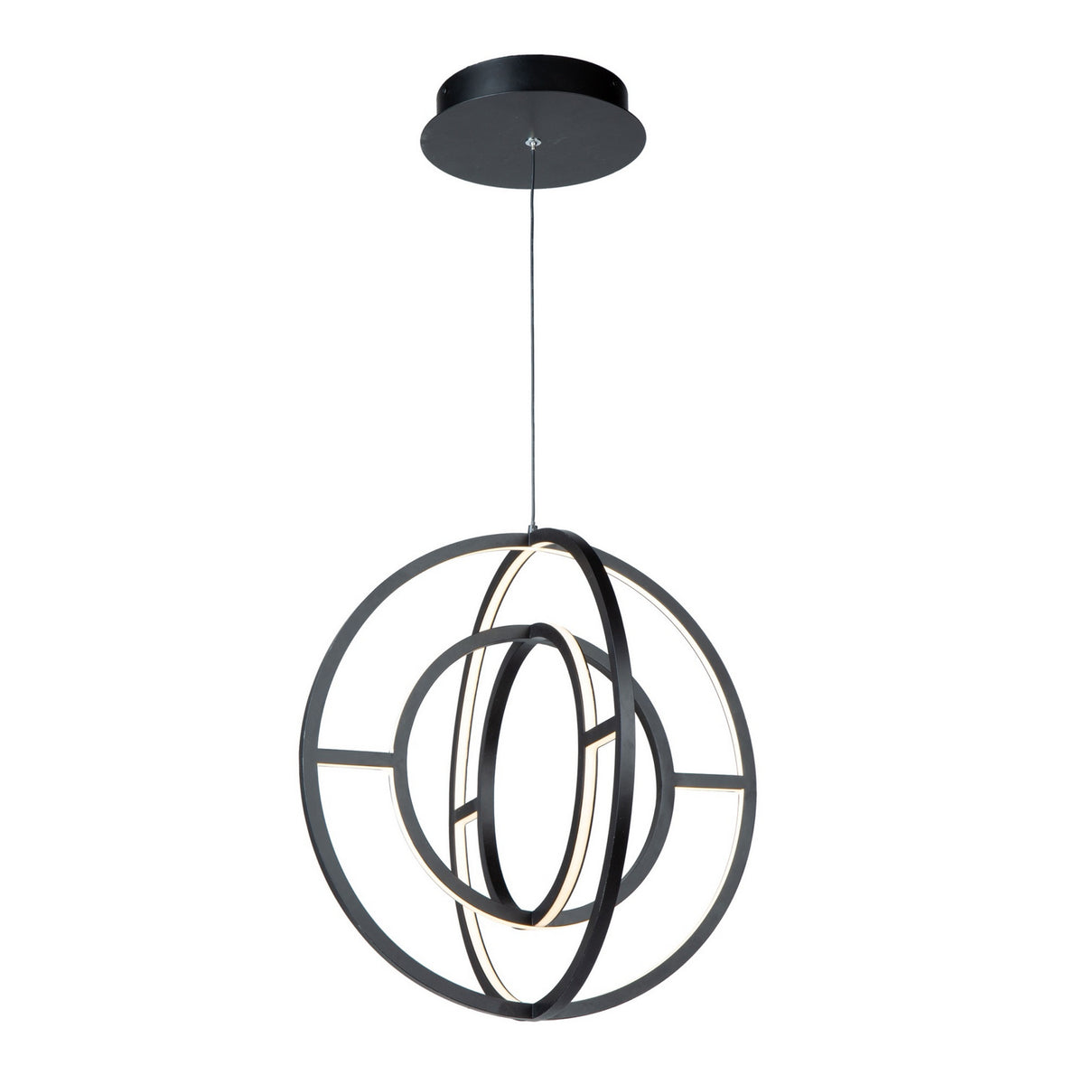Artcraft LED Chandelier from the Celestial collection in Matte Black finish