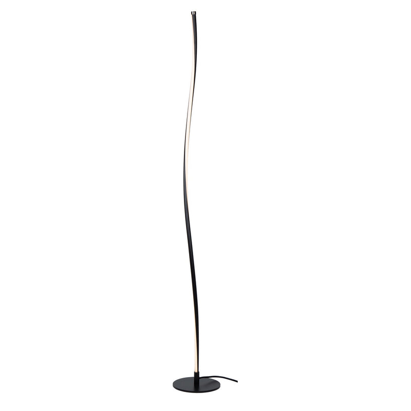 Artcraft LED Floor Lamp from the Cortina collection in Matte Black finish