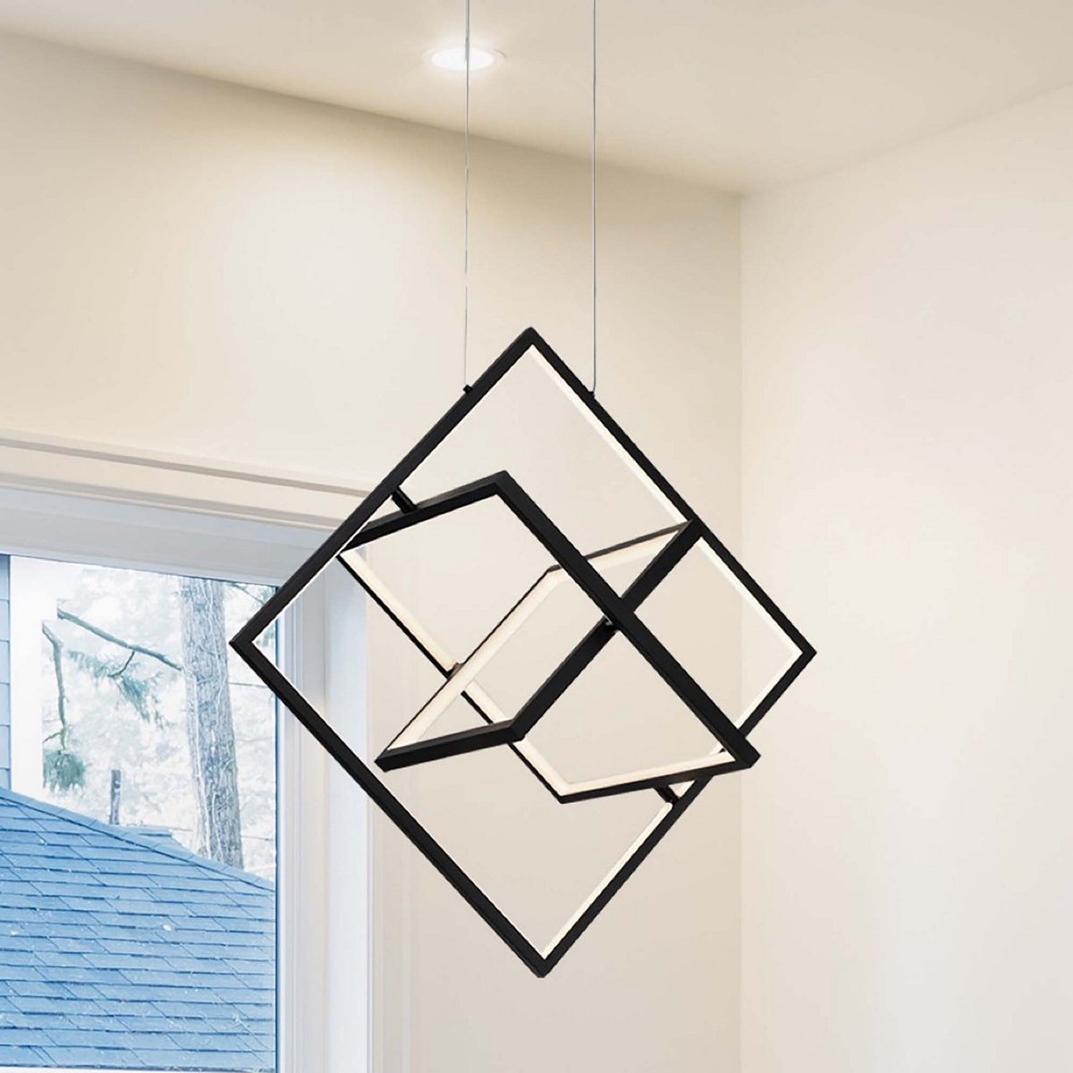 Artcraft - AC7627BK - LED Pendant - Graymar - Black