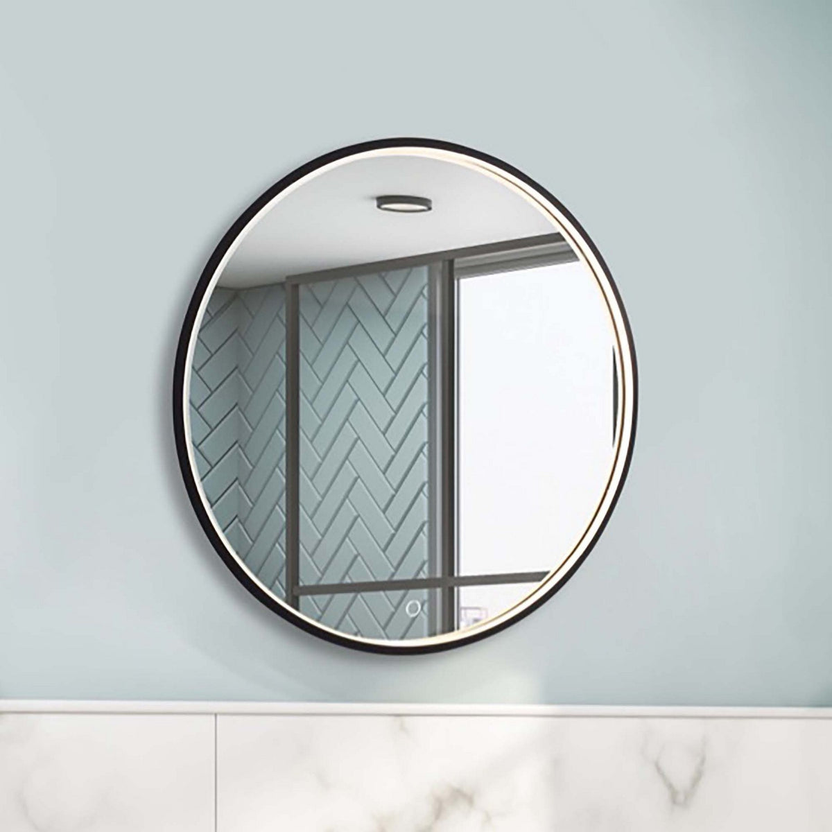 Artcraft - AM319 - LED Mirror - Reflections - Matte Black