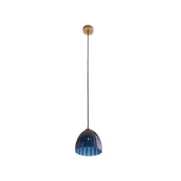 Wildwood Caterina Single Pendant - Blue Avio