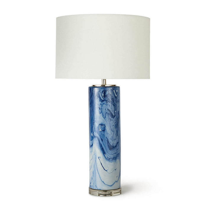 Regina Andrew One Light Table Lamp from the Tide collection in Blue finish
