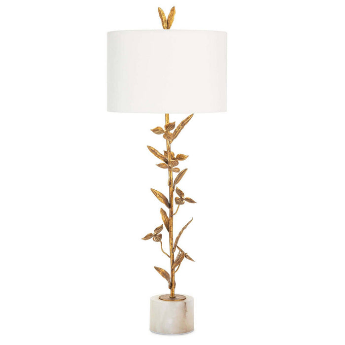 Regina Andrew One Light Buffet Lamp from the Trillium collection in Antique Gold Leaf finish