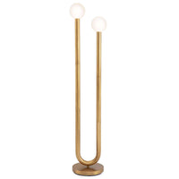 Regina Andrew - 14-1055NB - LED Floor Lamp - Happy - Natural Brass