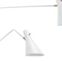 Regina Andrew - 15-1135WTNB - Two Light Wall Sconce - Spyder - White