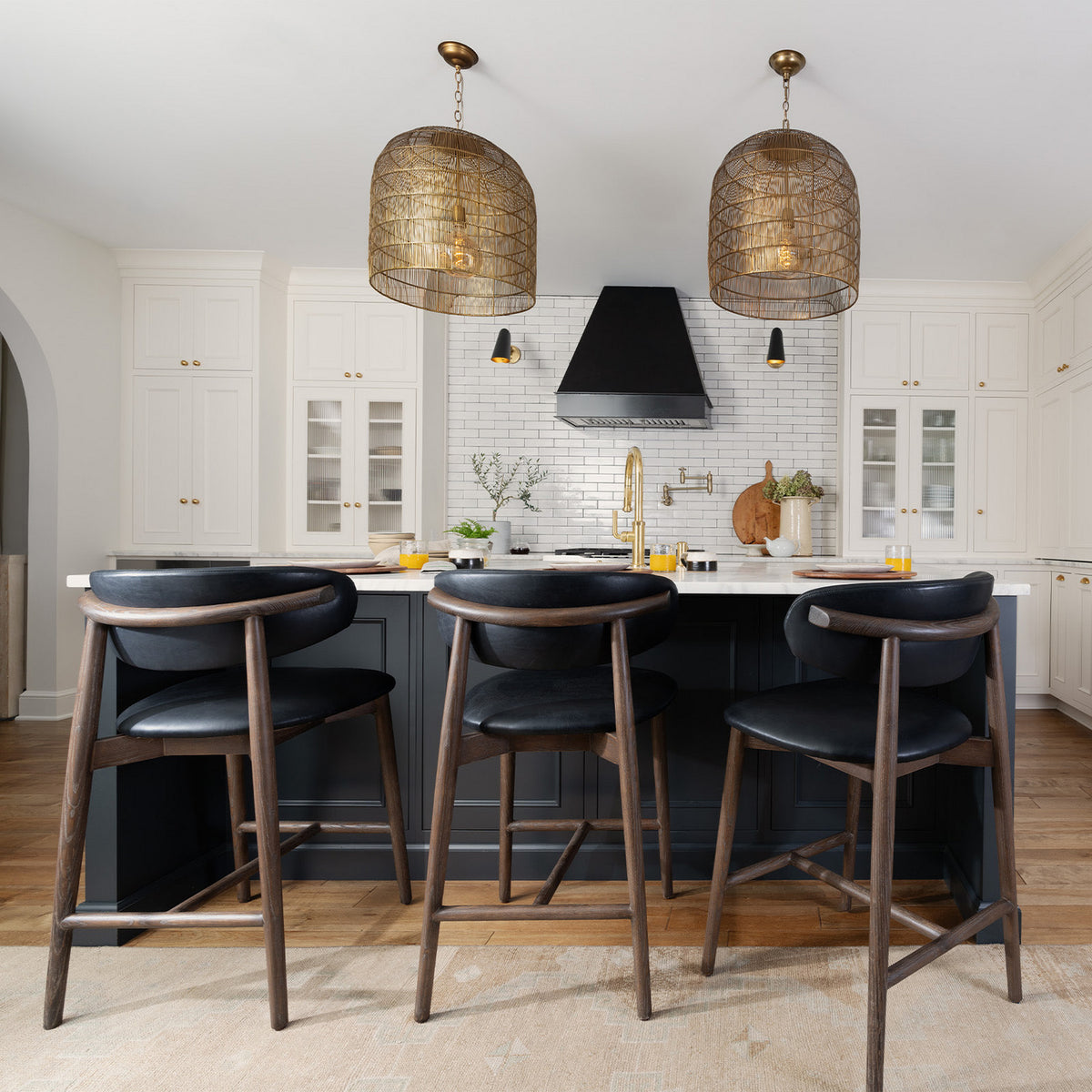 Regina Andrew - 16-1294BRS - One Light Pendant - Fresco - Brass