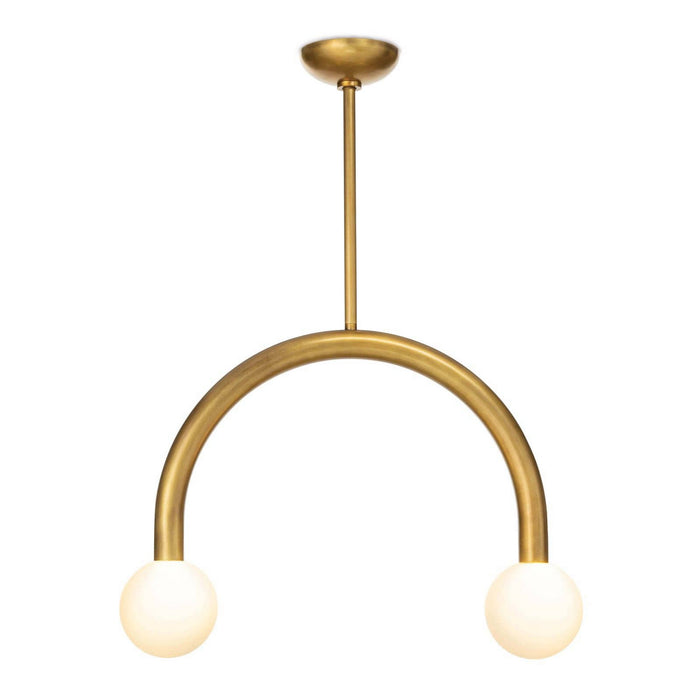 Regina Andrew LED Pendant from the Happy collection in Natural Brass finish