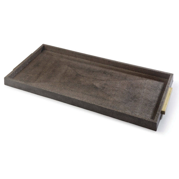 Regina Andrew Serving Tray from the Rectangle collection in Brown finish