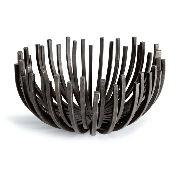 Regina Andrew Bowl from the Webbed collection in Blackened Iron finish
