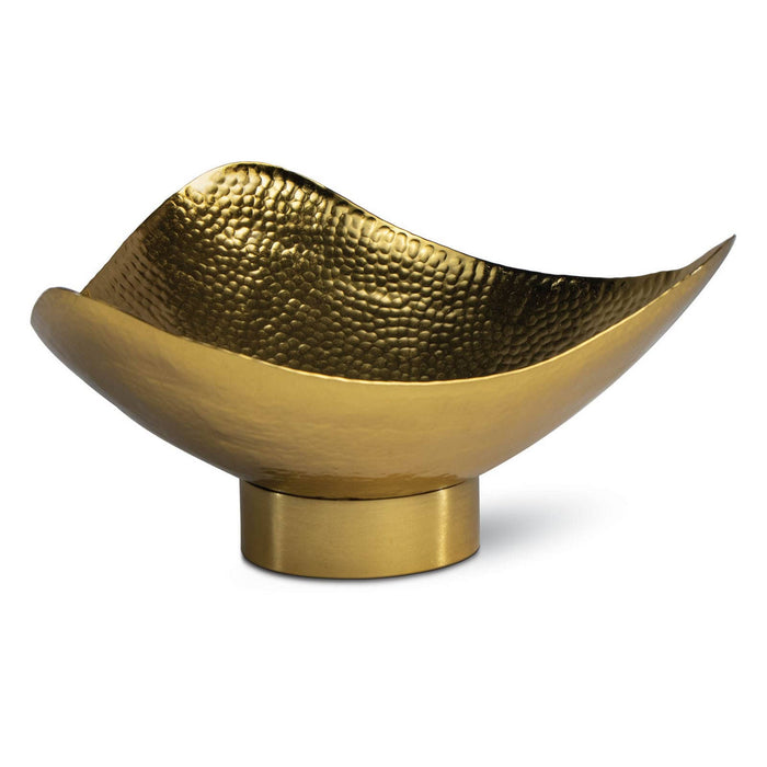 Regina Andrew Bowl from the Milo collection in Polished Brass finish
