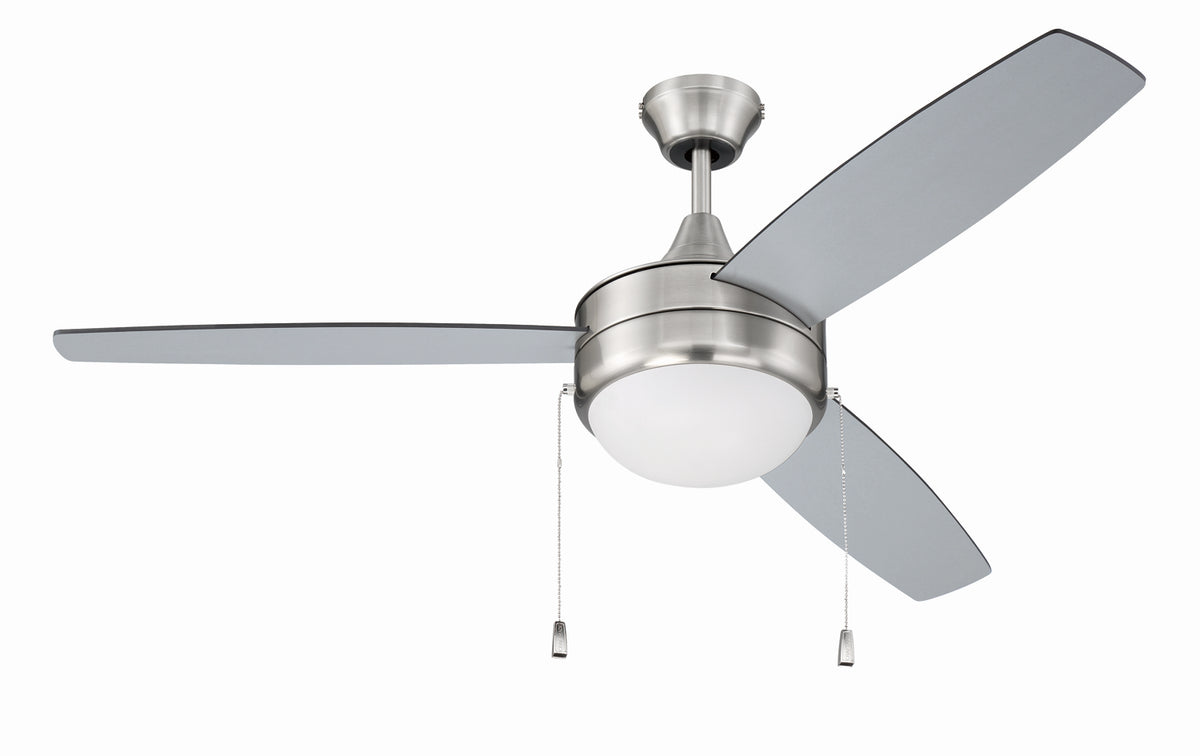 Craftmade - EPHA52BNK3-BNGW - 52" Ceiling Fan - Phaze Energy Star 3 - Brushed Polished Nickel