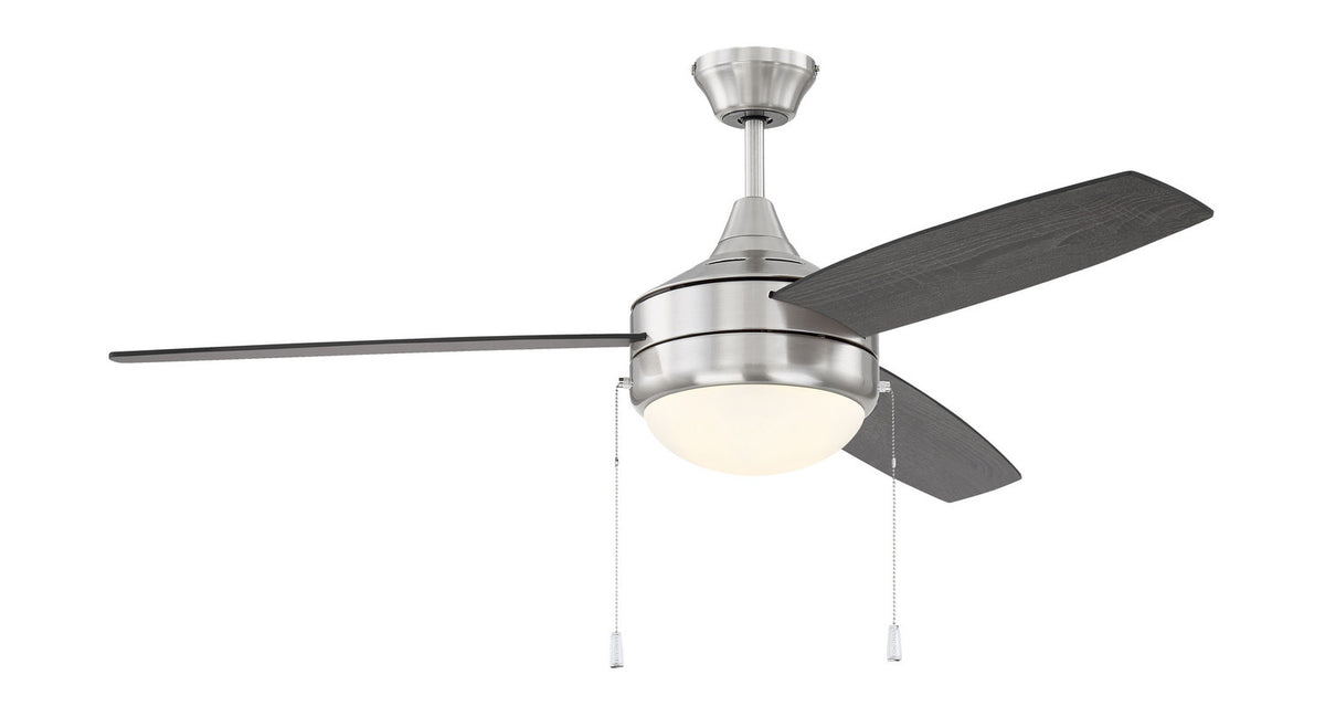 Craftmade - EPHA52BNK3-BNGW - 52" Ceiling Fan - Phaze Energy Star 3 - Brushed Polished Nickel