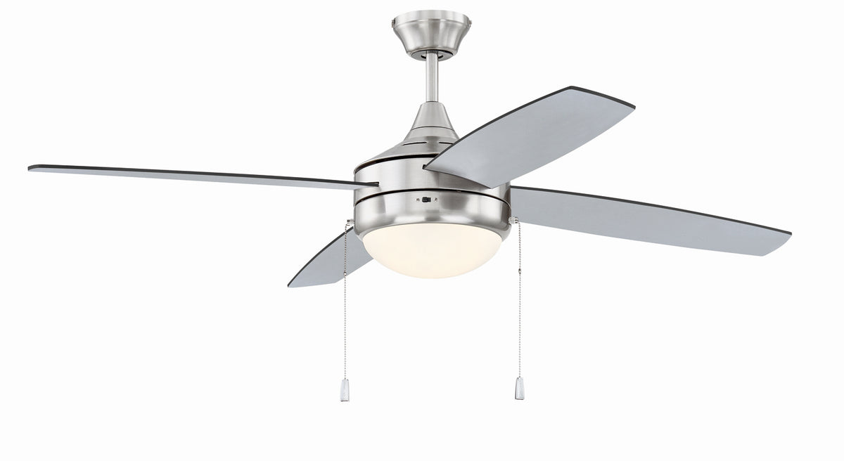 Craftmade - EPHA52BNK4-BNGW - 52" Ceiling Fan - Phaze Energy Star 4 - Brushed Polished Nickel