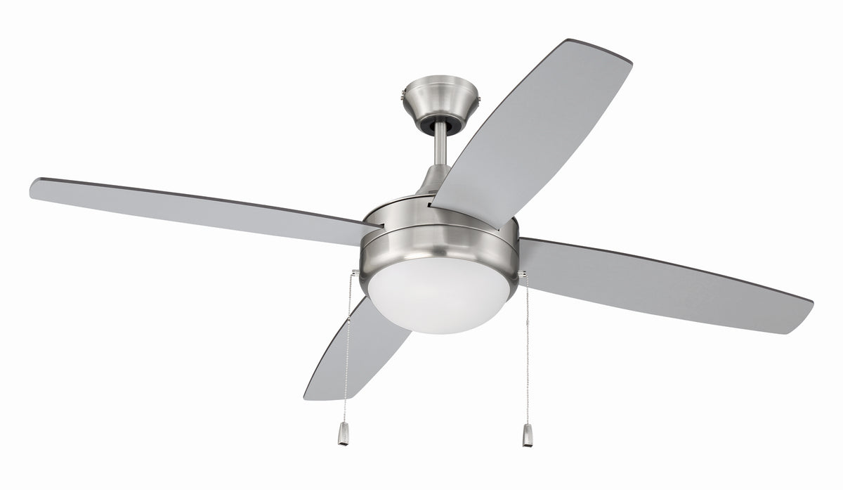 Craftmade - EPHA52BNK4-BNGW - 52" Ceiling Fan - Phaze Energy Star 4 - Brushed Polished Nickel