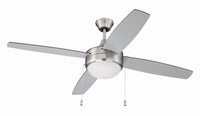 Craftmade - EPHA52BNK4-BNGW - 52" Ceiling Fan - Phaze Energy Star 4 - Brushed Polished Nickel