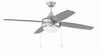 Craftmade - EPHA52BNK4-BNGW - 52" Ceiling Fan - Phaze Energy Star 4 - Brushed Polished Nickel