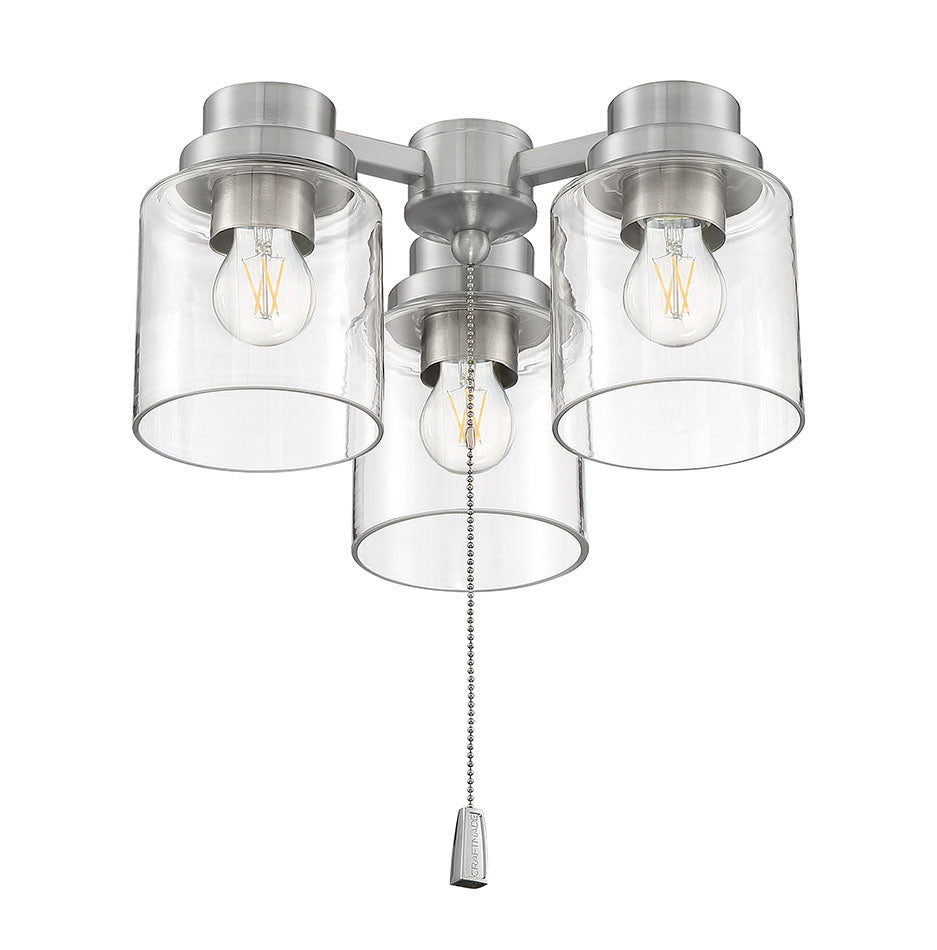Craftmade - LK301102-BNK-LED - LED Ceiling Fan Light Kit - Light Kit-Armed - Brushed Polished Nickel