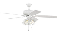 Craftmade - P104W5-52WWOK - 52" Ceiling Fan - Pro Plus 104 - White