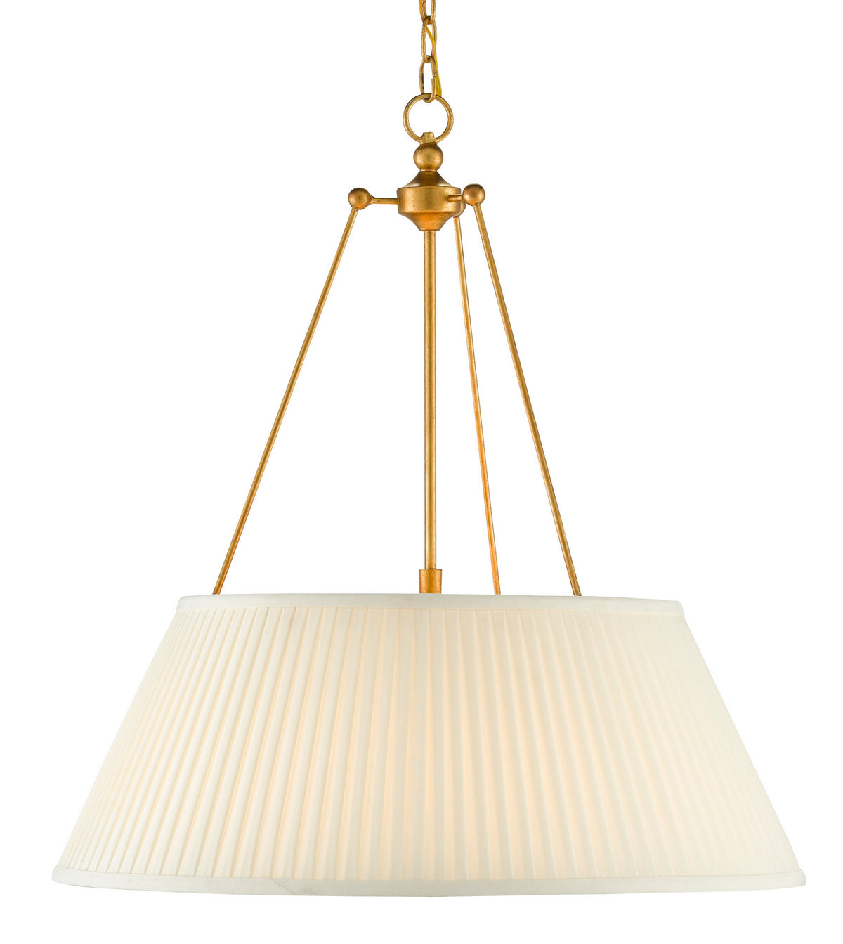 Currey and Company - 9000-0793 - LED Pendant - Antique Gold Leaf/White