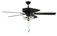 Craftmade - P101FB5-52FBGW - 52" Ceiling Fan - Pro Plus 101 - Flat Black