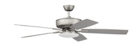 Craftmade - P112BN5-52BNGW - 52" Ceiling Fan - Pro Plus 112 - Brushed Nickel