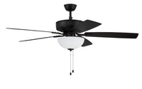Craftmade - P211FB5-52FBGW - 52" Ceiling Fan - Pro Plus 211 - Flat Black