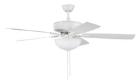 Craftmade - P211W5-52WWOK - 52" Ceiling Fan - Pro Plus 211 - White