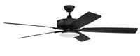 Craftmade - S112FB5-60FBGW - 60" Ceiling Fan - Super Pro 112 - Flat Black