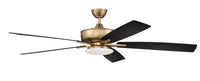 Craftmade - S112SB5-60BWNFB - 60" Ceiling Fan - Super Pro 112 - Satin Brass