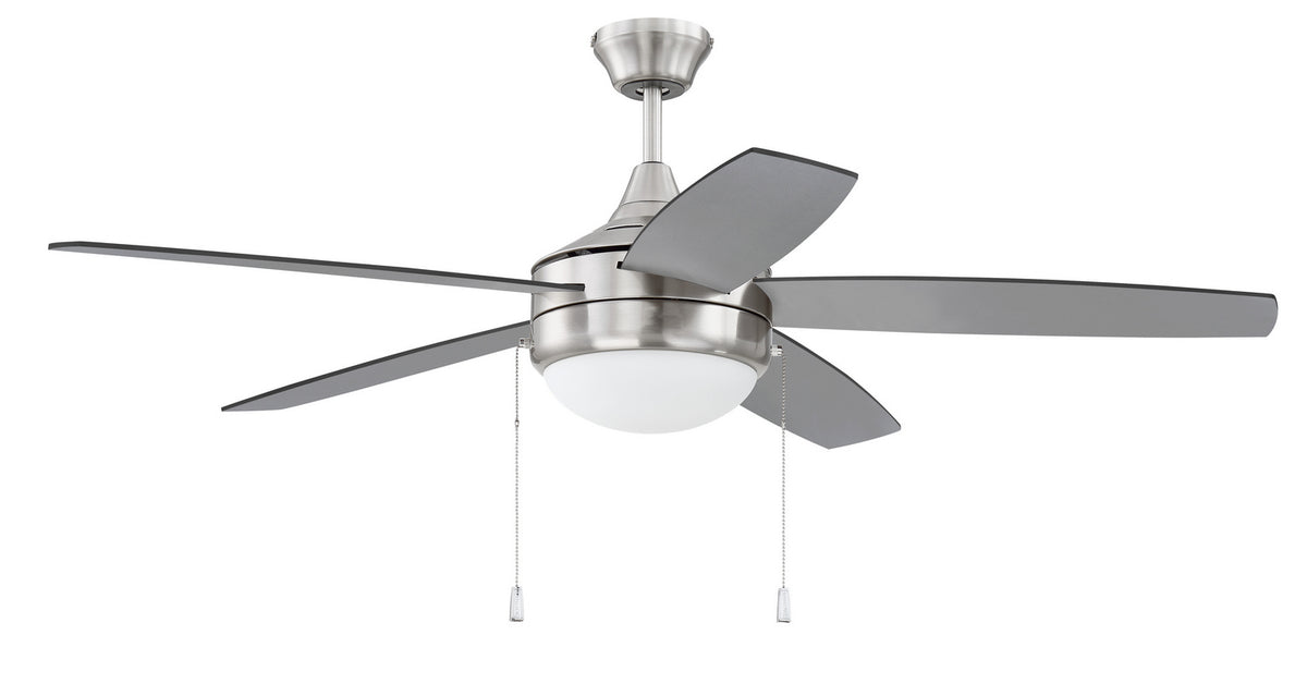 Craftmade - EPHA52BNK5-BNGW - 52" Ceiling Fan - Phaze Energy Star 5 - Brushed Polished Nickel