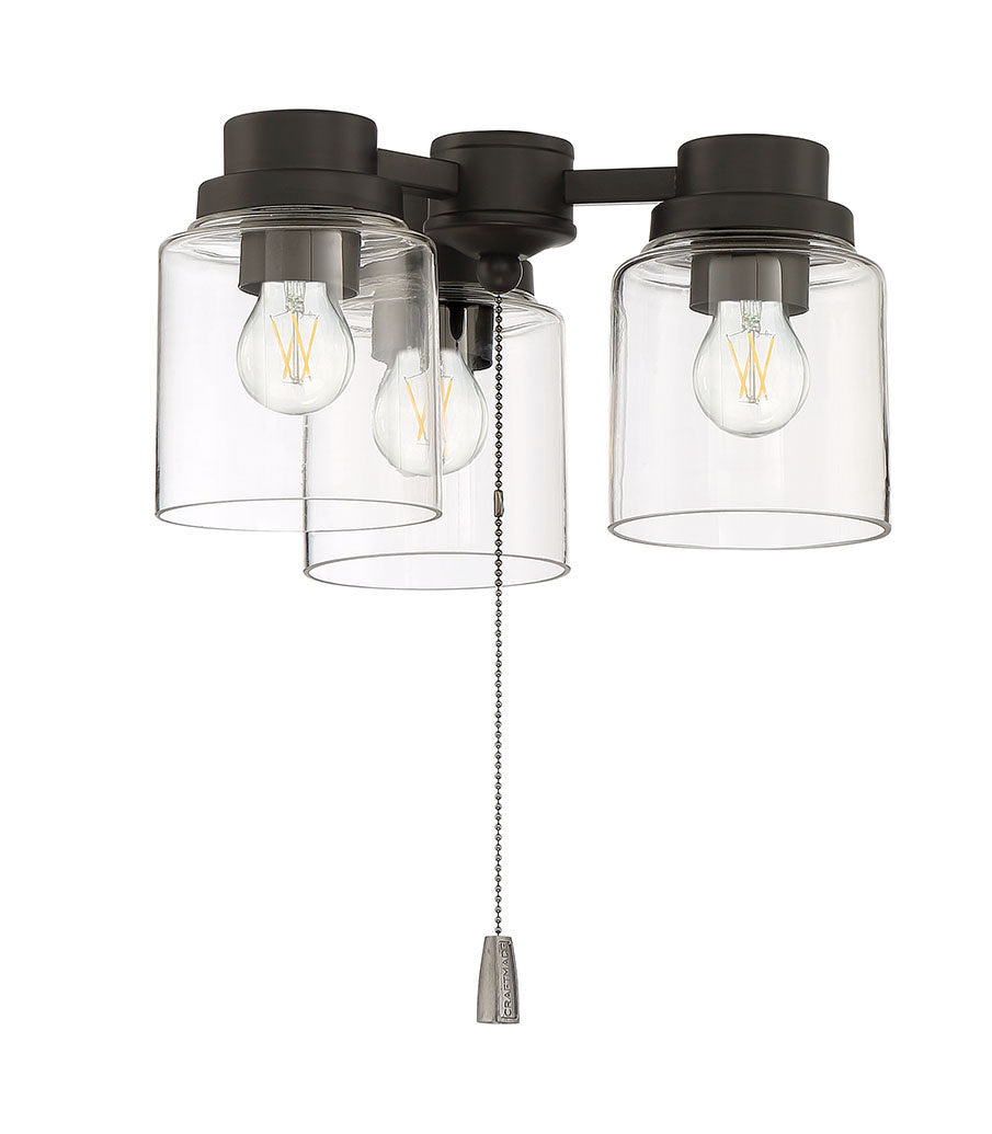 Craftmade - LK301102-FB-LED - LED Ceiling Fan Light Kit - Light Kit-Armed - Flat Black