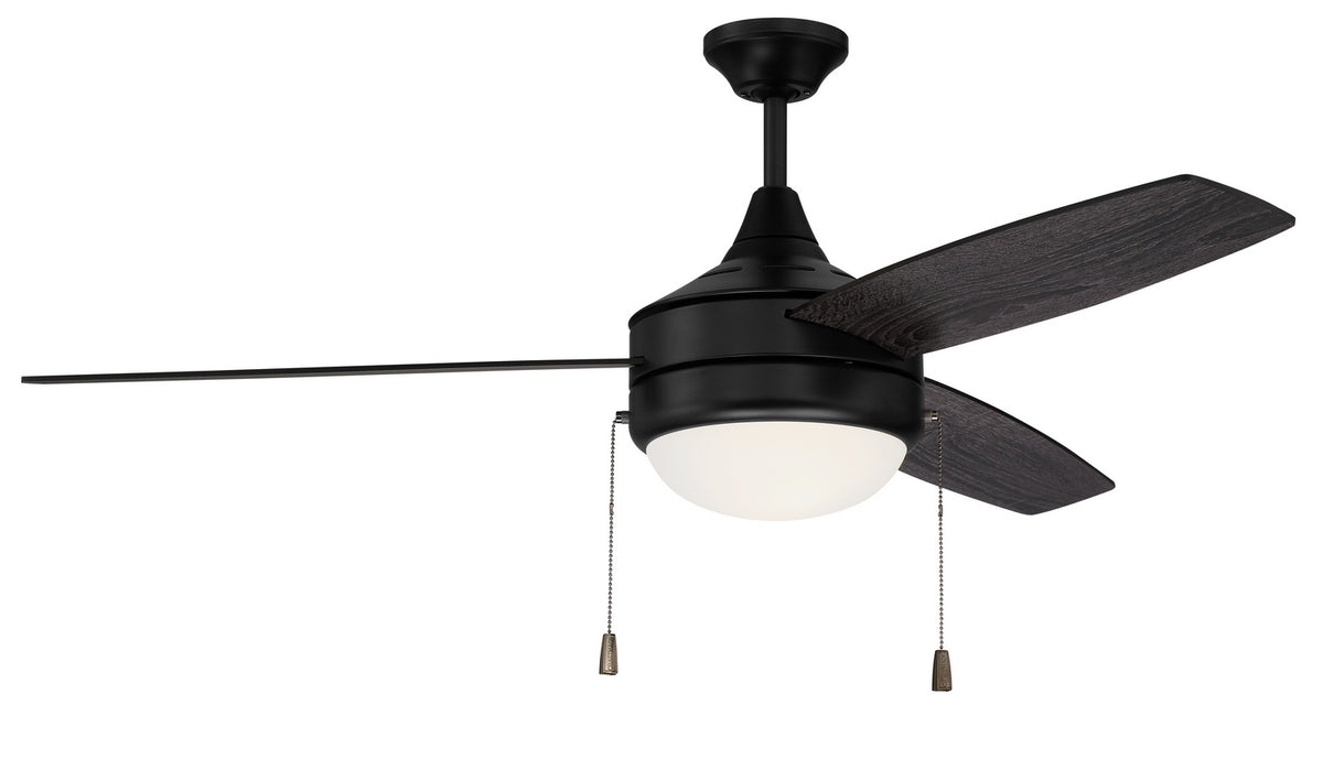 Craftmade - PHA52FB3 - 52" Ceiling Fan - Phaze 3 - Flat Black