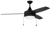 Craftmade - PHA52FB3 - 52" Ceiling Fan - Phaze 3 - Flat Black