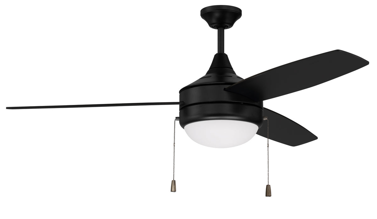 Craftmade - PHA52FB3 - 52" Ceiling Fan - Phaze 3 - Flat Black