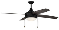 Craftmade - PHA52FB4 - 52" Ceiling Fan - Phaze 4 - Flat Black