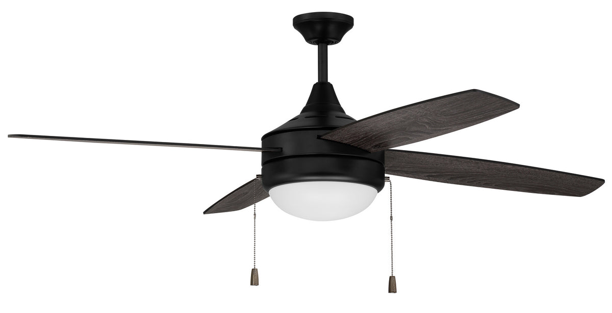 Craftmade - PHA52FB4 - 52" Ceiling Fan - Phaze 4 - Flat Black
