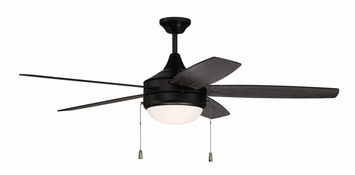 Craftmade - PHA52FB5 - 52" Ceiling Fan - Phaze 5 - Flat Black