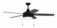 Craftmade - PHA52FB5 - 52" Ceiling Fan - Phaze 5 - Flat Black