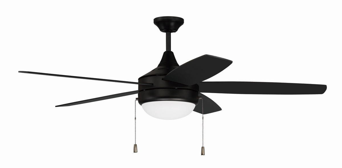 Craftmade - PHA52FB5 - 52" Ceiling Fan - Phaze 5 - Flat Black