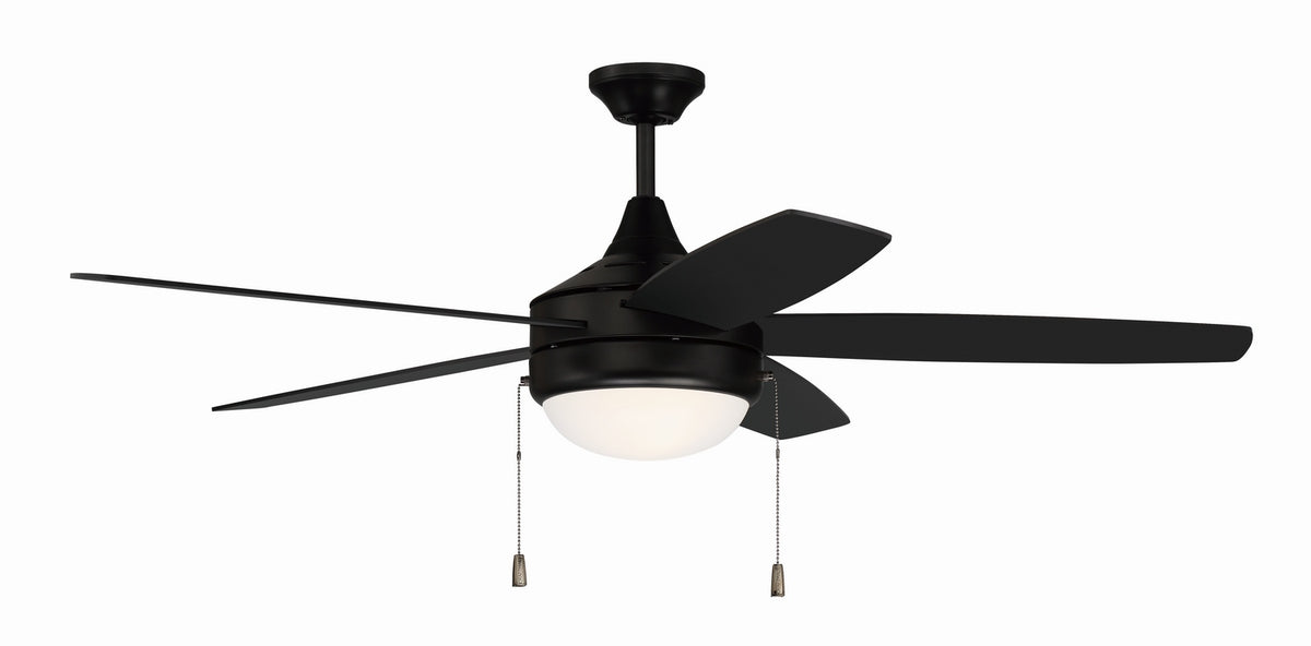 Craftmade - PHA52FB5 - 52" Ceiling Fan - Phaze 5 - Flat Black