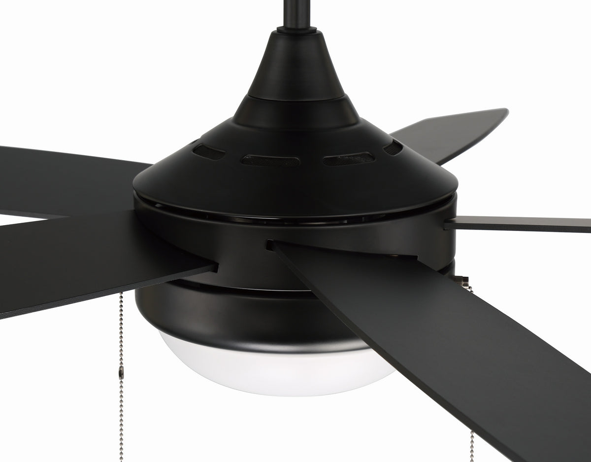 Craftmade - PHA52FB5 - 52" Ceiling Fan - Phaze 5 - Flat Black