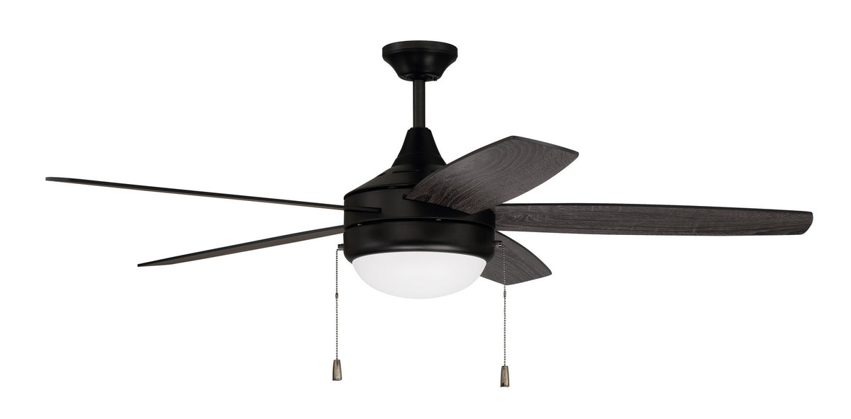 Craftmade - PHA52FB5 - 52" Ceiling Fan - Phaze 5 - Flat Black