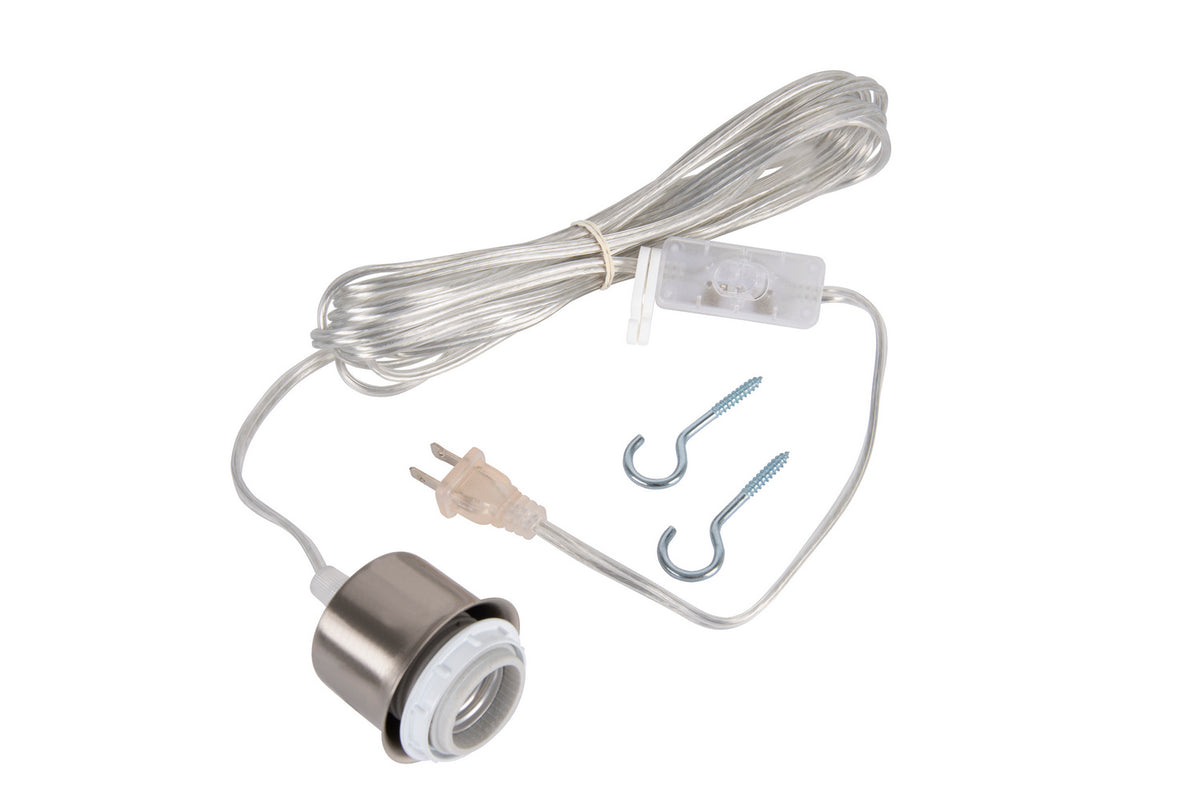 Craftmade One Light Pendant Hardware from the Swag Pendants collection in Brushed Polished Nickel finish