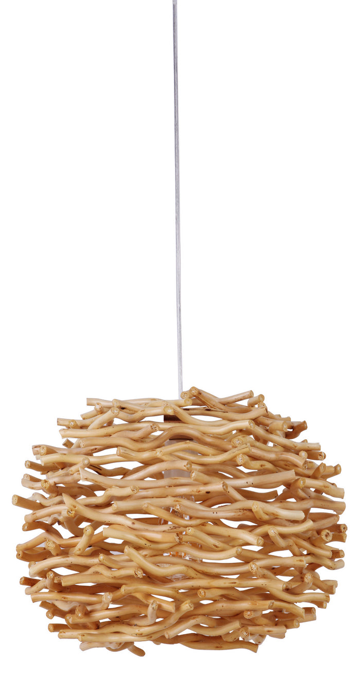 Craftmade One Light Pendant from the Swag Pendants collection in Natural finish