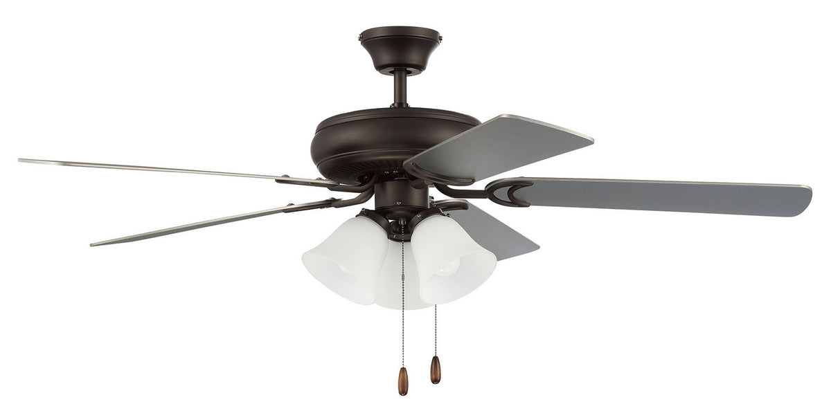 Craftmade - DCF52ESP5C3W - 52" Ceiling Fan - Decorator's Choice 3 Light Kit - Espresso