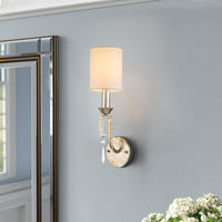 Lucas + McKearn - GN/Lemuria1-S - One Light Wall Sconce - Lemuria - Antique Silver