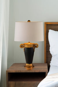 Lucas + McKearn - TA1150 - One Light Table Lamp - Black/Gold