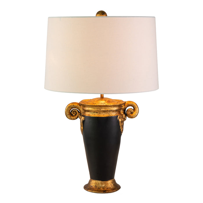 Lucas + McKearn One Light Table Lamp in Black And Gold finish